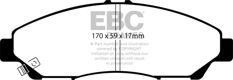 EBC - Front Greenstuff Pad PN DP61801
