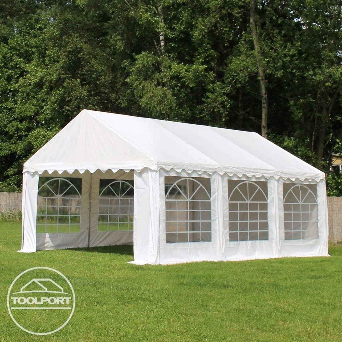 3x6 m Party Tent/Barnum White High Quality Canvas PVC 700 N