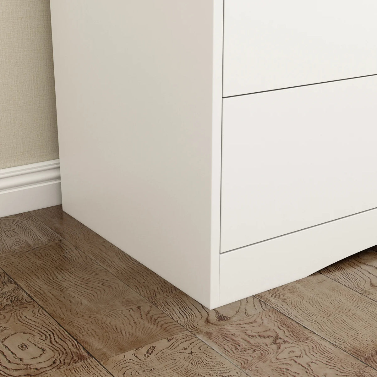 OXYLIFE 45" Baby Nursery Changing Table Dresser with 4 Drawers and Shelf for Nursery Room, White - Product image 37