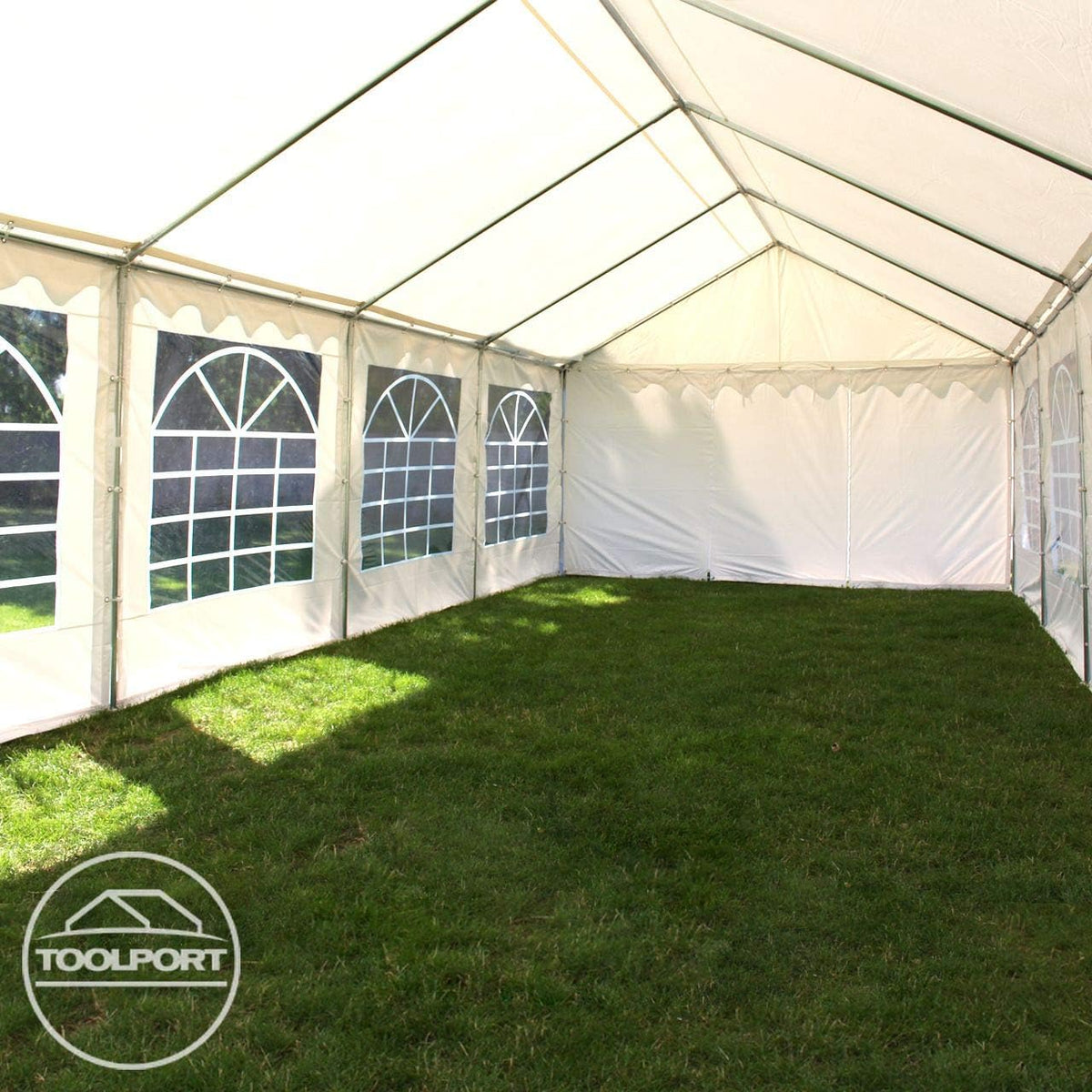 3x6 m Party Tent/Barnum White High Quality Canvas PVC 700 N