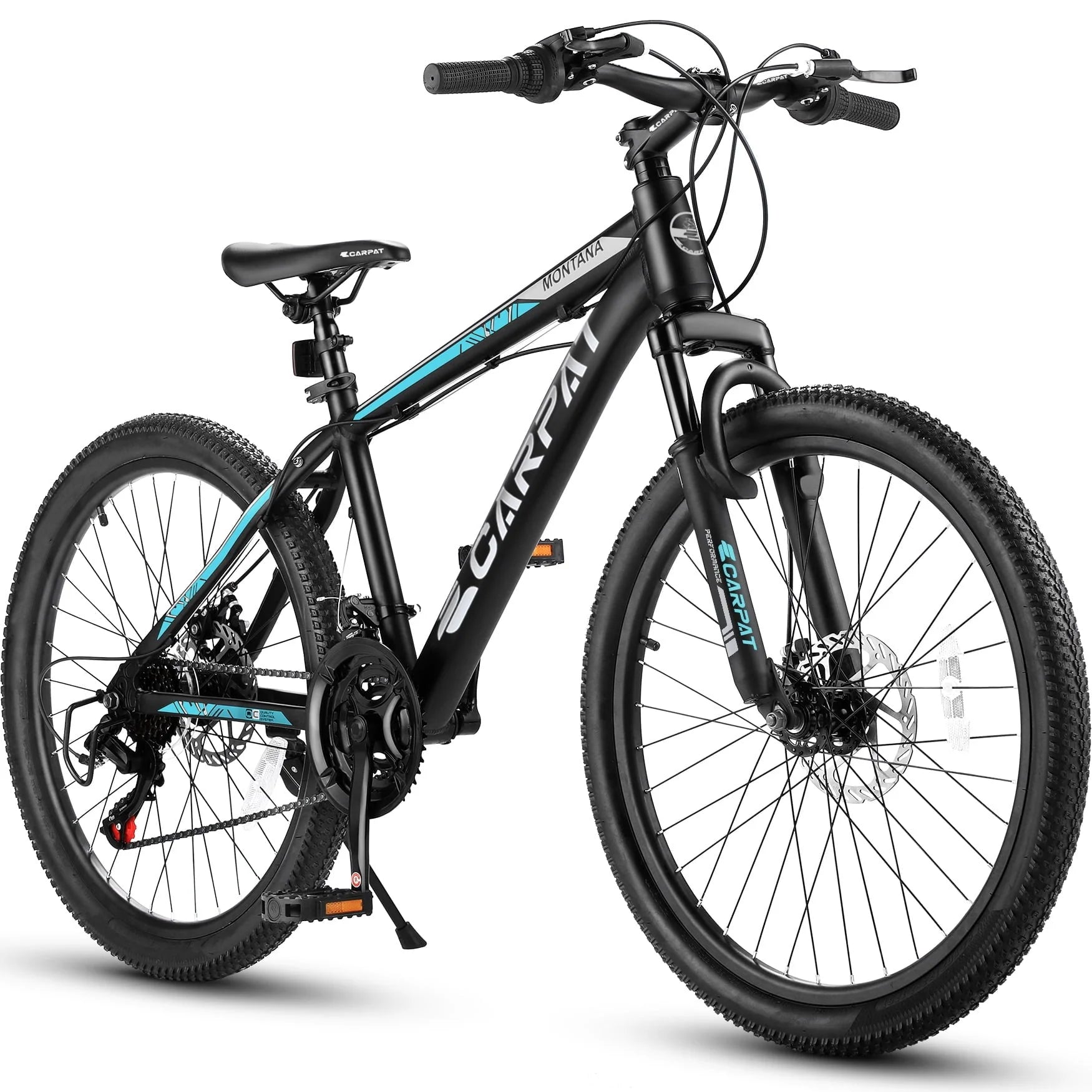 26" Mountain Bike, Aluminum Mountain Bike for Adult with Disc Brakes & Suspension - Product image 1