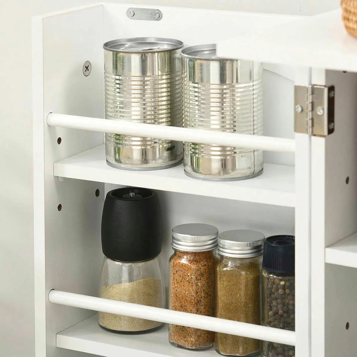 Spaco 17 - Tier Kitchen Small Pantry Cabinet with 2 Doors and 6 Adjustable Shelves, Cabinet Pantry - Product image 39
