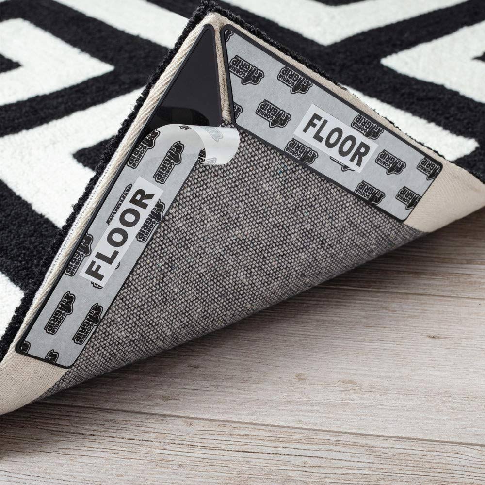 Gorilla Grip 16 Pack Rug Gripper Pads, Keep Area Rugs Corners from Curling and Bunching - Product image 1
