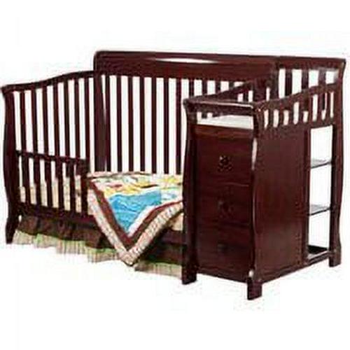 Dream on Me Brody 5 - in - 1 Convertible Crib with Changer. Cherry - Product image 2