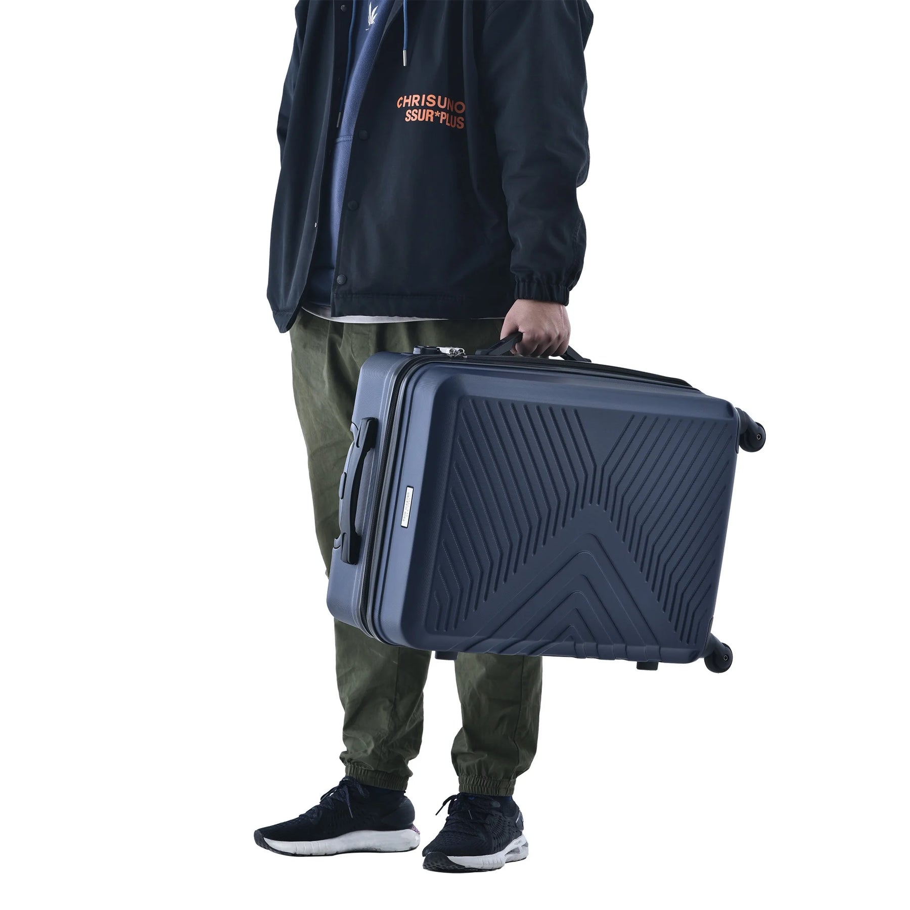 3 Piece Blue Luggage Travel Set, 20" 24" 28" Carry on Luggage with Spinner Wheels - Product image 34