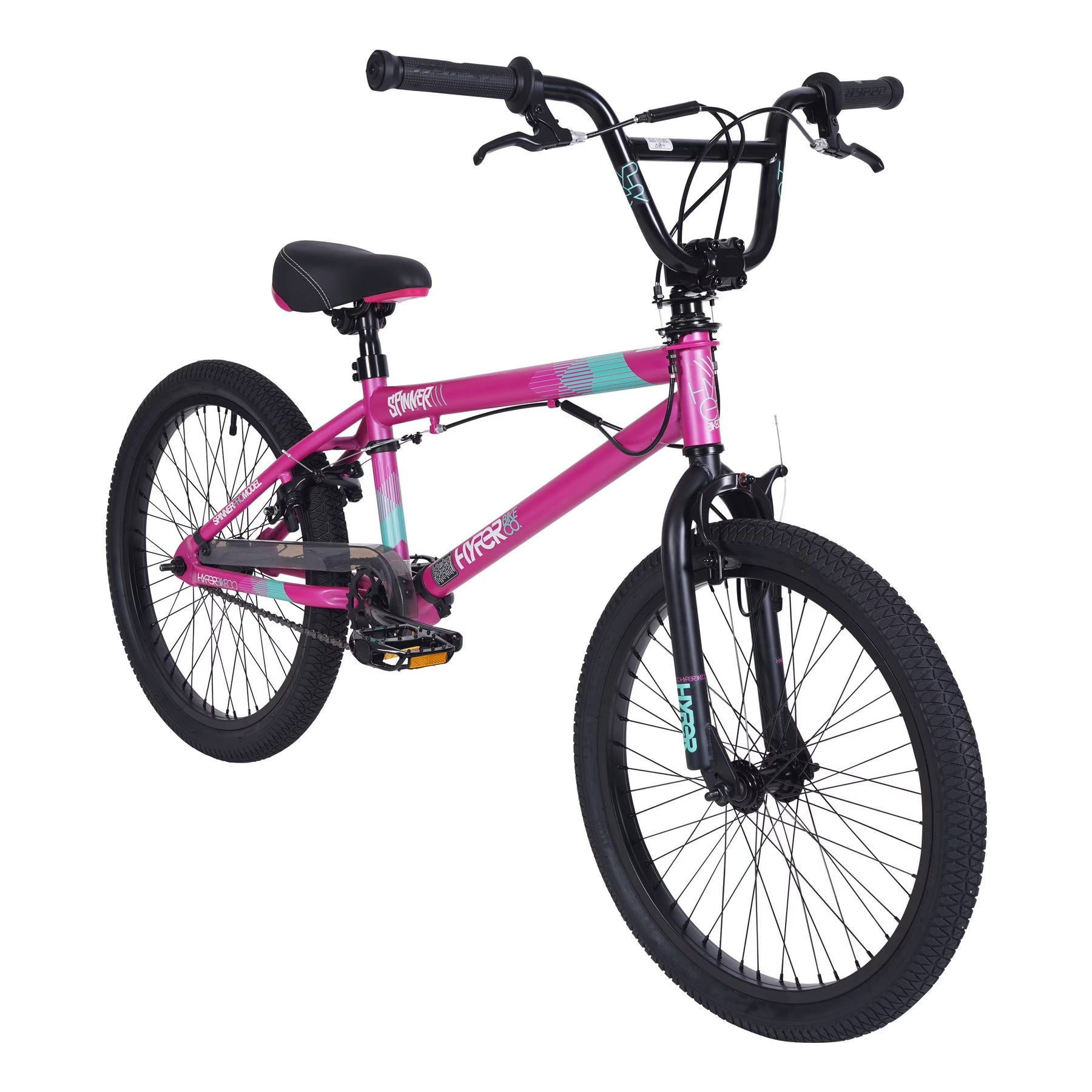 20" Hyper Bicycles Girl'S Spinner BMX Bike for Kids, Pink, Age Group 8 to 13, Child, Tween - Product image 1