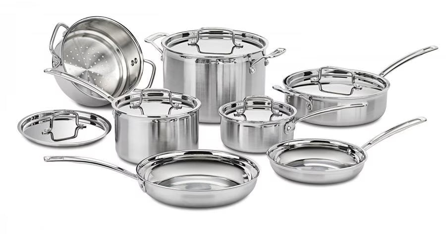 Cuisinart Multiclad Pro Triple Ply 12 - Piece Stainless Steel Cookware Set - Product image 1