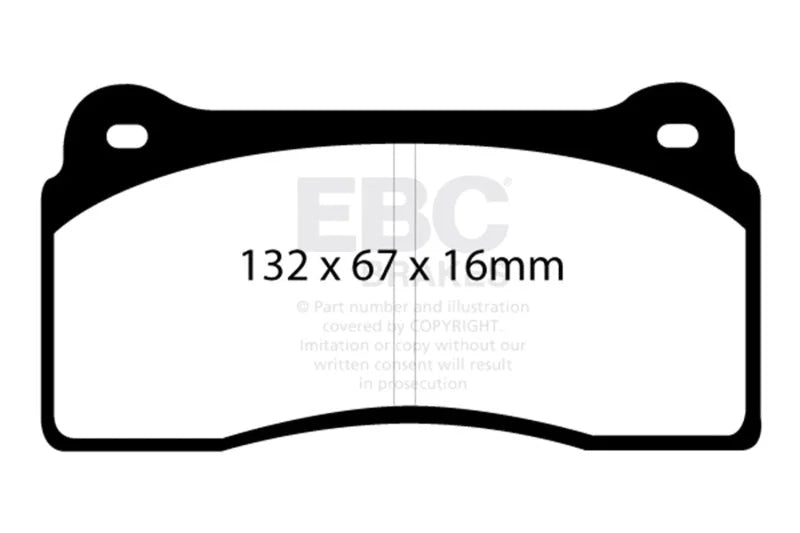 EBC - Rear Yellowstuff Pad PN DP41110R