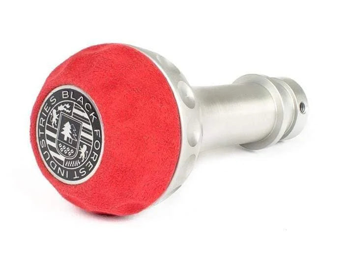 BFI Heavy Weight Shift Knob - Golf Ball - Red Alcantara (VW/Audi Fitment)