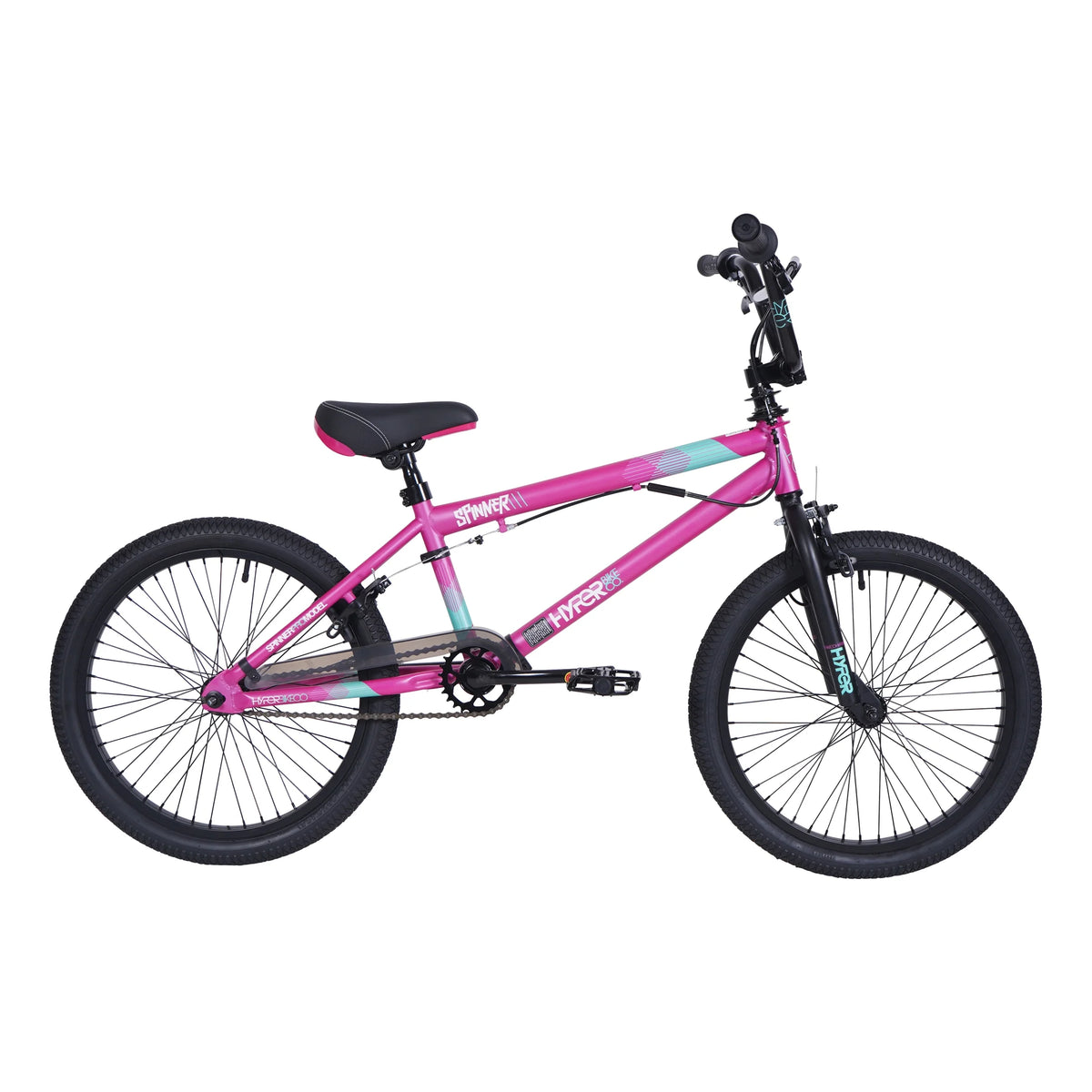 20" Hyper Bicycles Girl'S Spinner BMX Bike for Kids, Pink, Age Group 8 to 13, Child, Tween - Product image 2