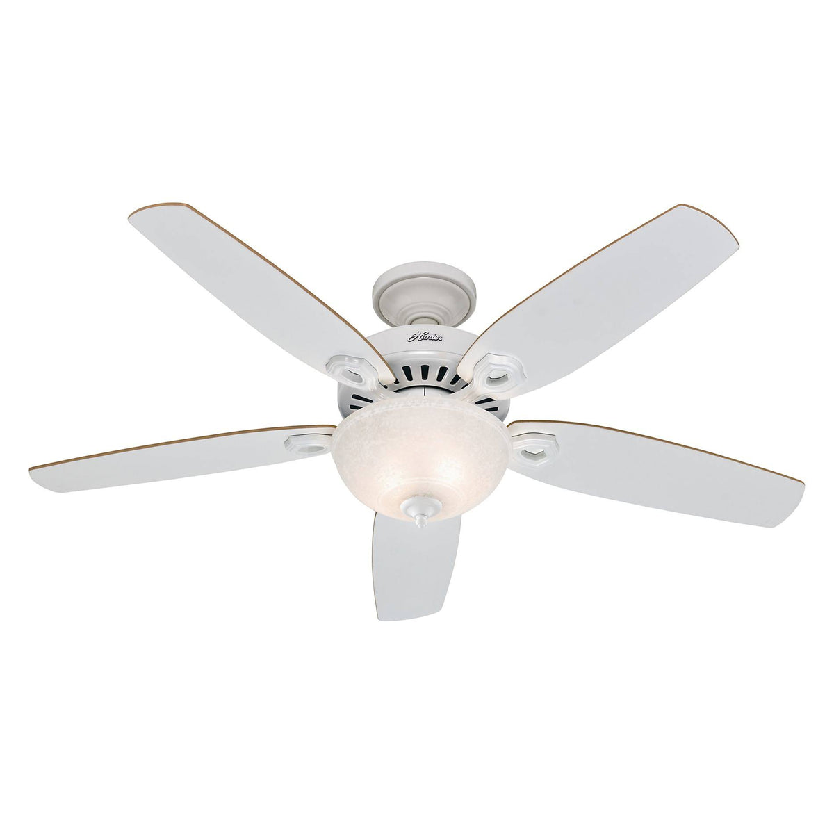 Hunter Builder Deluxe Ceiling Fan - White - 52 in 53089 - Product image 1