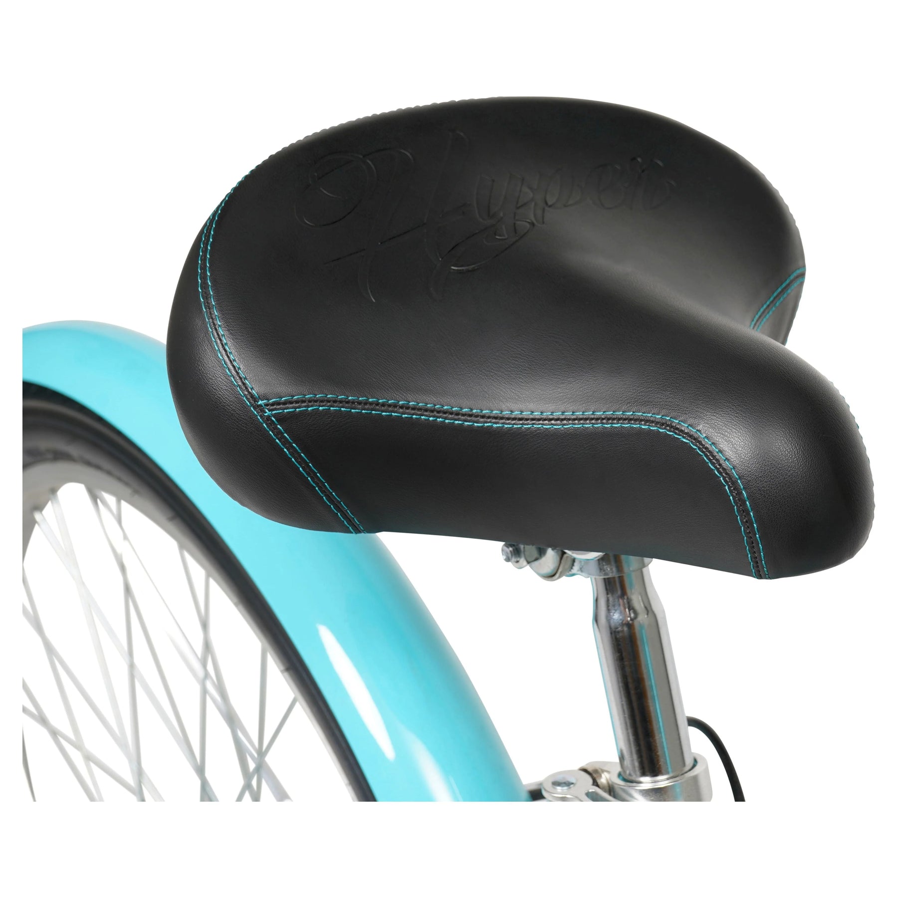 Hyper Bicycle 26" Woman'S Commute Bike with Basket, Neon Teal - Product image 7