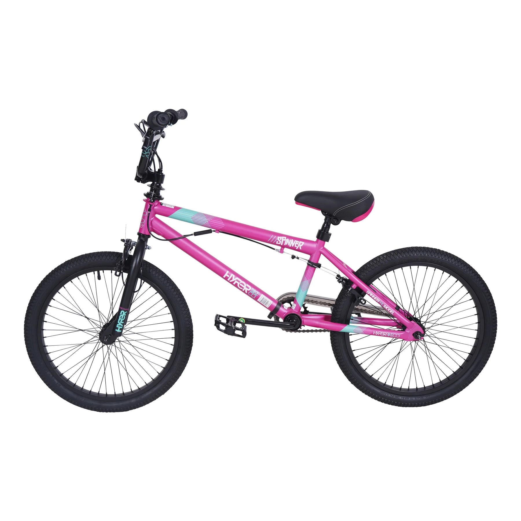 20" Hyper Bicycles Girl'S Spinner BMX Bike for Kids, Pink, Age Group 8 to 13, Child, Tween - Product image 3