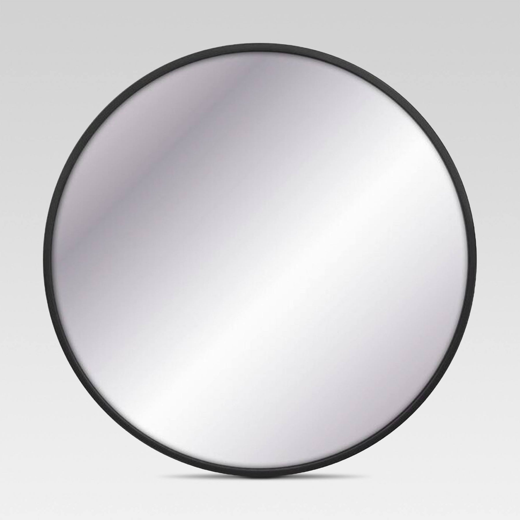 28" Round Black Decorative Wall Mirror - Project 62 - Product image 1
