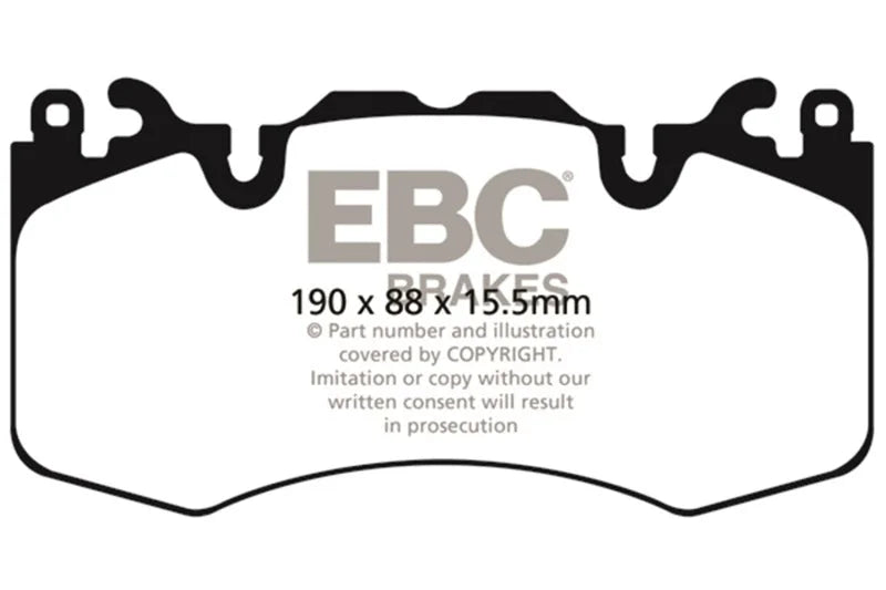 EBC 13+ Land Rover Range Rover 3.0 Supercharged Greenstuff Front Brake Pads
