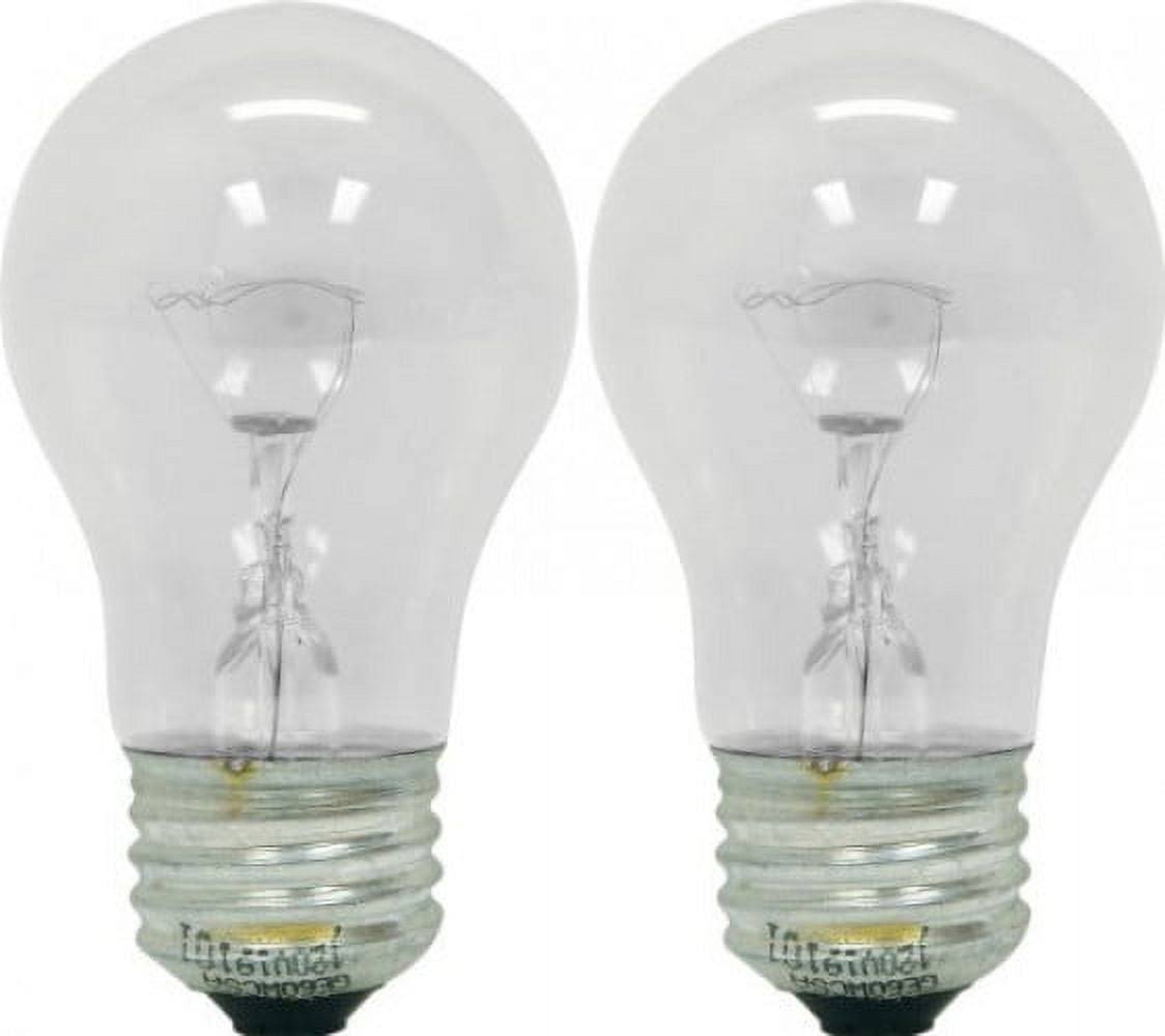 Ge Light Bulbs, Appliance, Clear, 40 Watts - 2 light bulbs a15 - Product image 1