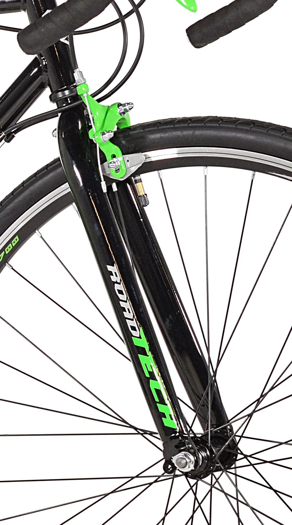 700c Roadtech Men'S Bike, Black/Green - Product image 3