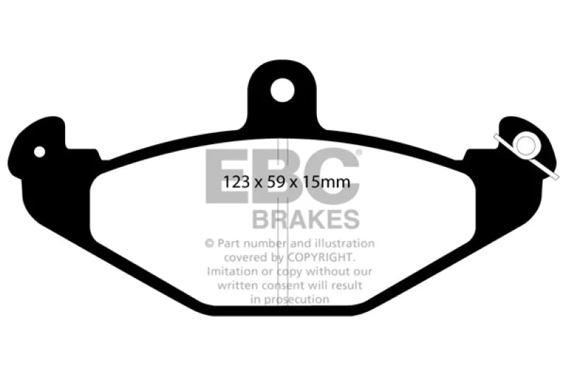 EBC - Rear Yellowstuff Pad PN DP4885R