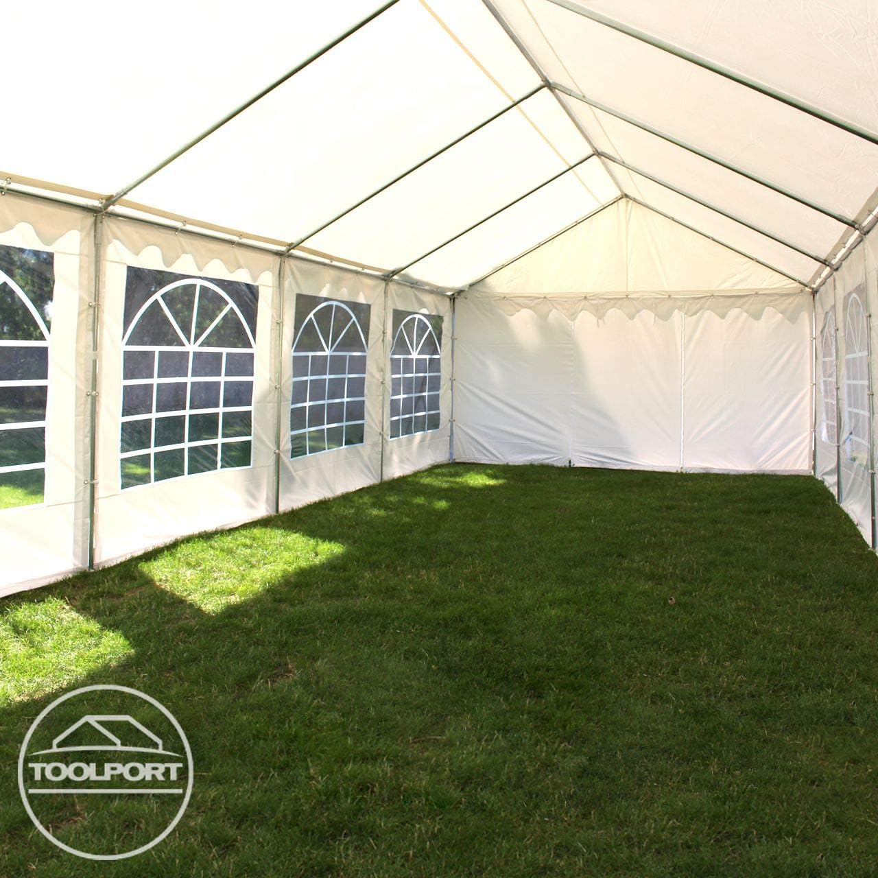 3x6 m Party Tent/Barnum White High Quality Canvas PVC 700 N