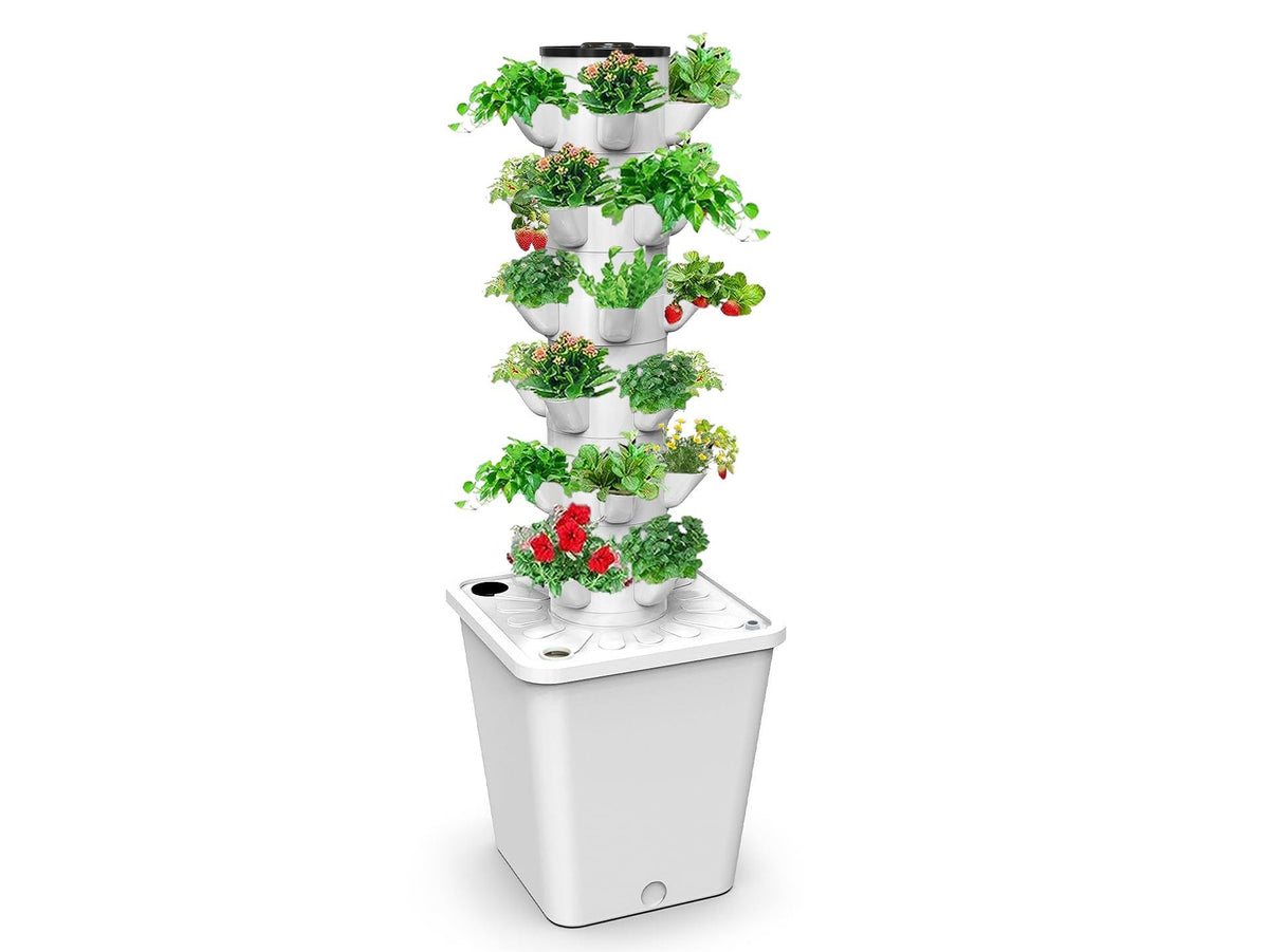 Tower Garden Hydroponics Growing System, Indoor Smart Garden, Nursery Germination Kit Including Smart Plug - Product image 1