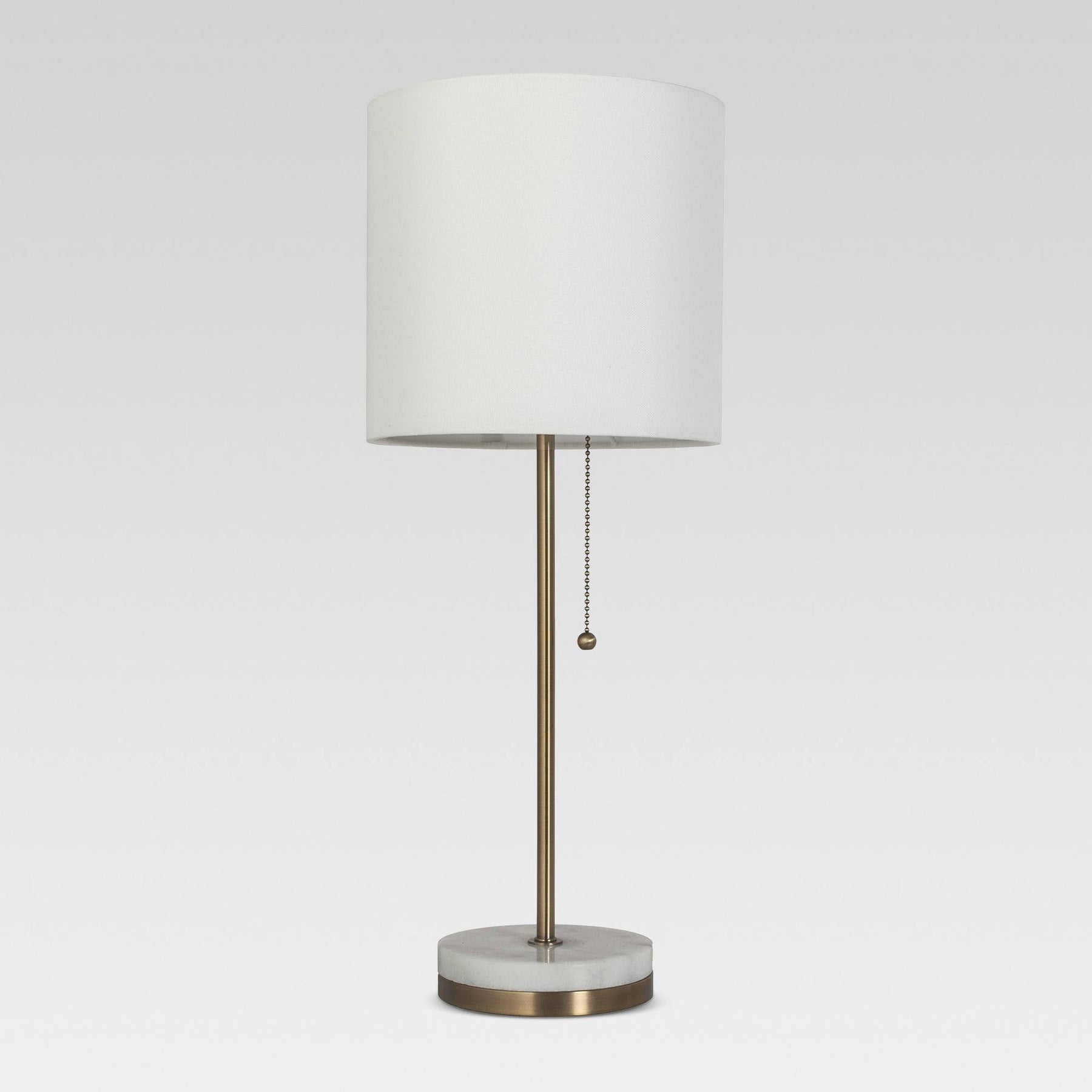 New - Hayes Marble Base Stick Lamp Brass (Includes LED Light Bulb) - Project 62 - Product image 1