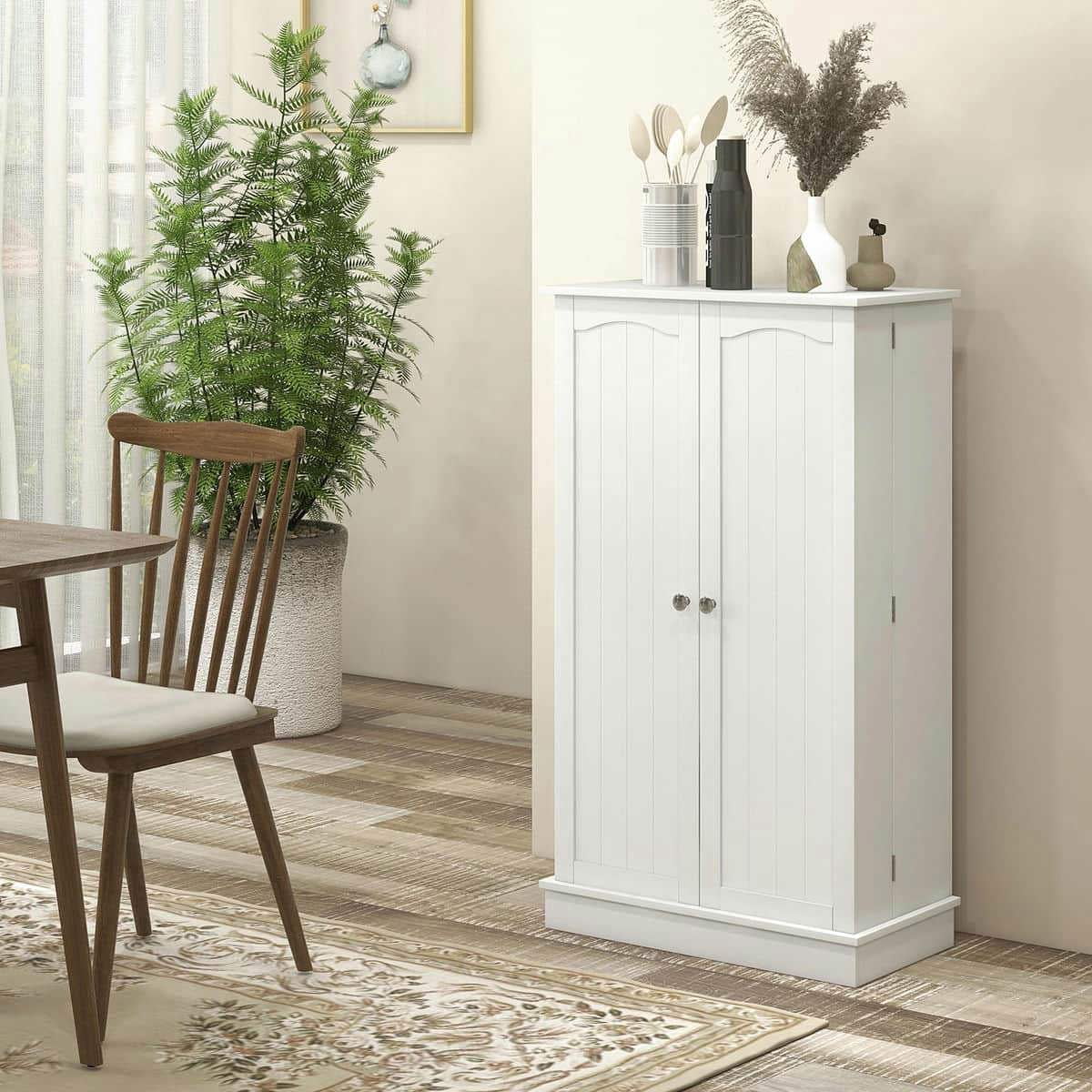 Spaco 17 - Tier Kitchen Small Pantry Cabinet with 2 Doors and 6 Adjustable Shelves, Cabinet Pantry - Product image 49