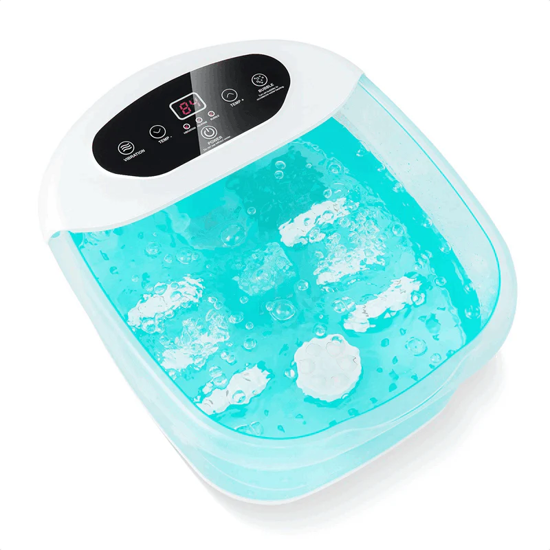 Foot Spa Bath Massager w/ Heat, Bubbles & Vibration Mode, Digital Temp Control, 12 Rollers - Product image 12