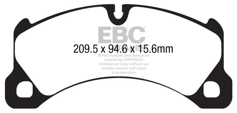 EBC - Front Yellowstuff Pad PN DP42162R