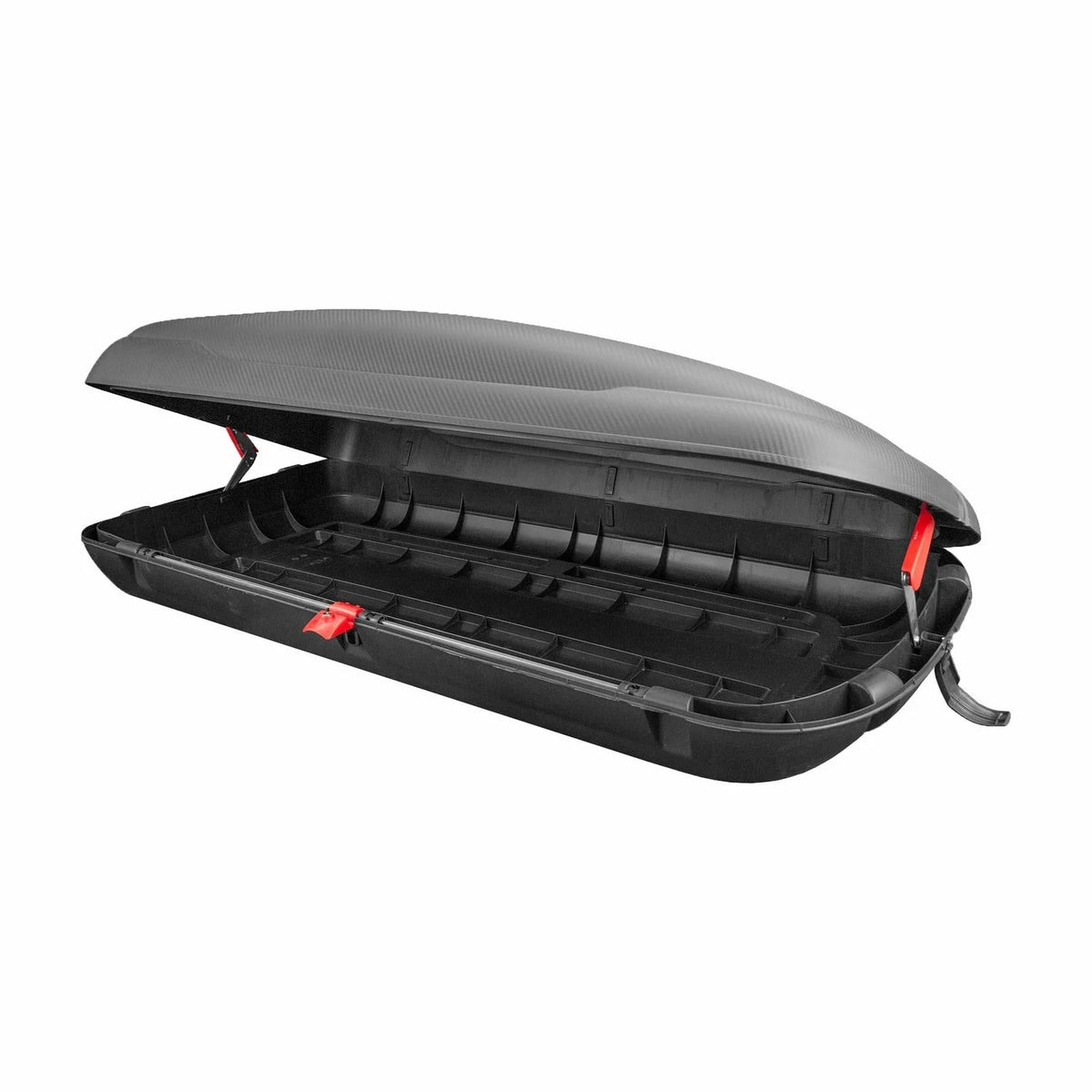 Carbon Line polypropylene car roof box - h37.5x169x79 cm -