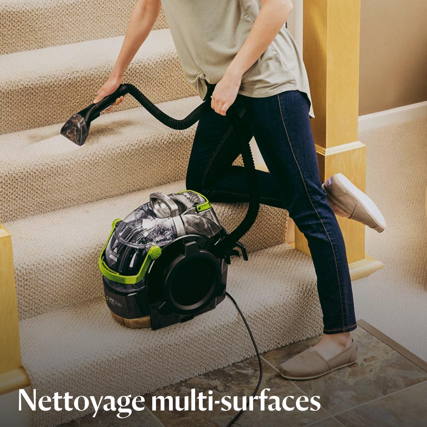 BISSELL SpotClean Pet Pro, Sofa Shampooer, Powerful 750W Motor, Ideal for Pet Owners, Cleaner for Rugs, Carpets, Furniture, Fabrics, Car & More, 15585