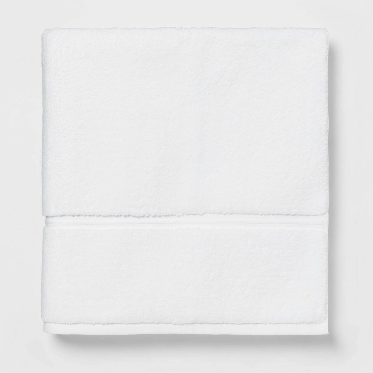 Oversized Spa Plush Bath Towel White - Threshold - Product image 1
