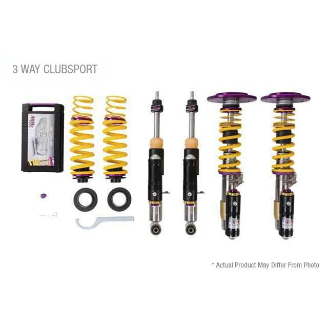 KW Suspensions 39771286 KW V4 Clubsport Kit - Porsche 911 (991.1) GT3 RS with or without OE noselift