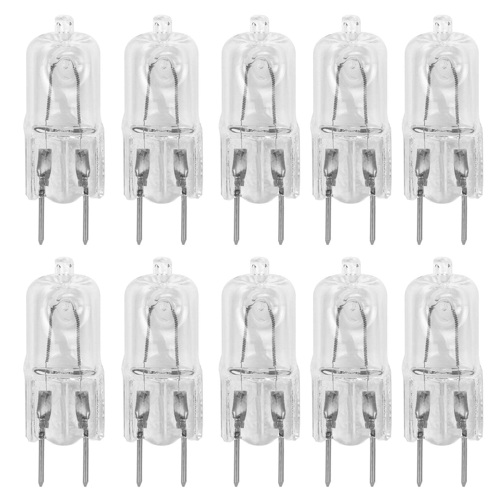 12Vmonster 10 Pack G8 20watt 120V Halogen Light Bulbs JCD Type 110V 130V 20W T4