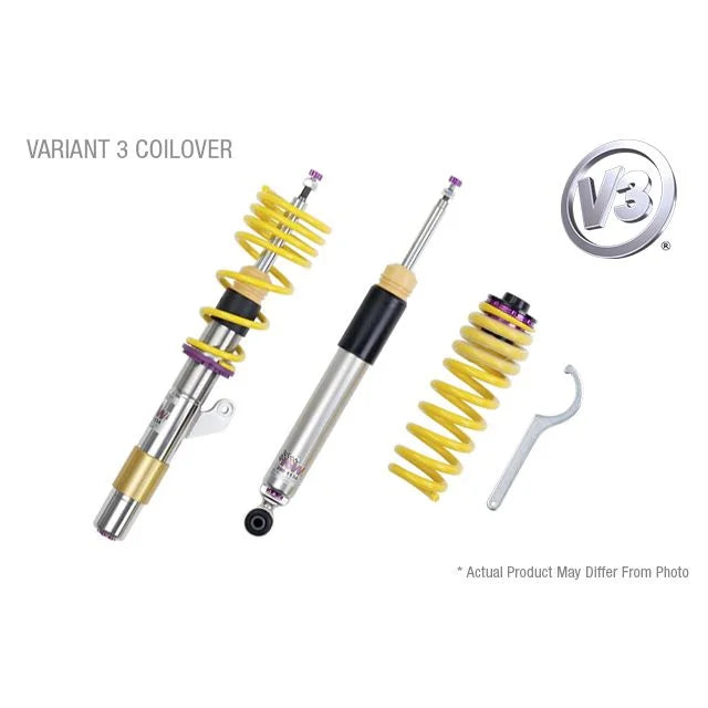 KW Suspensions 35271045 KW V3 Coilover Kit Bundle - Porsche 911 (991) w/ PASM