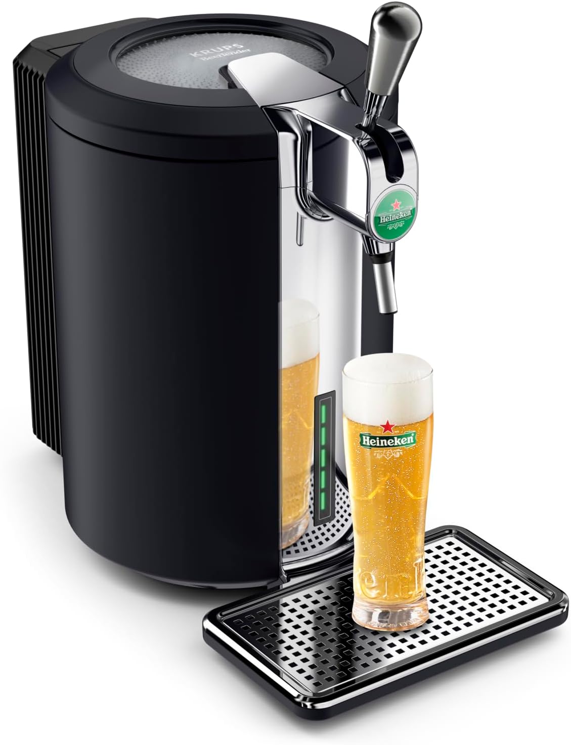 Krups Beertender Compact Ultimate draft beer machine Perfect foam and temperature 5 L kegs YY5603FD
