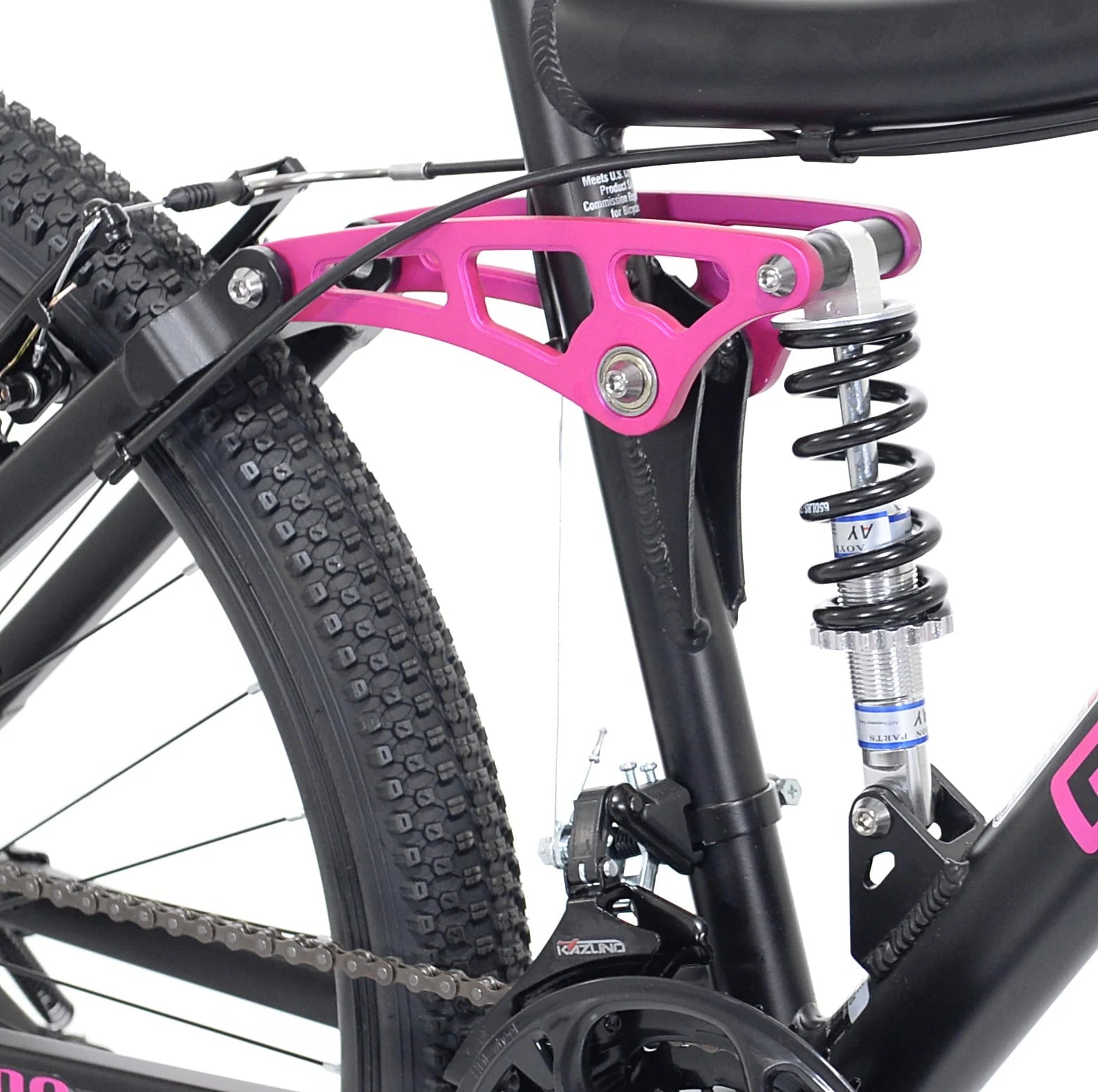Kent Genesis 26 In. Maeve Women'S Mountain Bike, Black and Pink