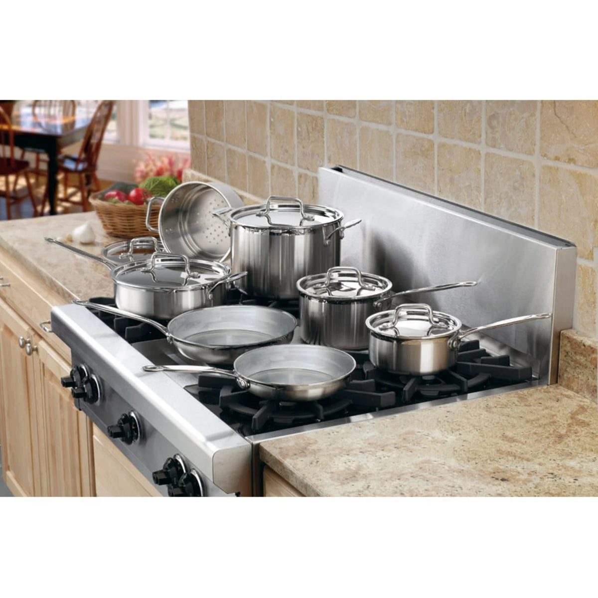 Cuisinart Multiclad Pro Triple Ply 12 - Piece Stainless Steel Cookware Set - Product image 2