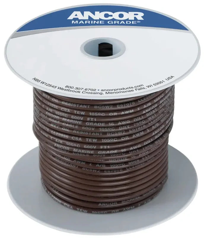 Ancor 102210 100' #16 Brown Tinned Copper