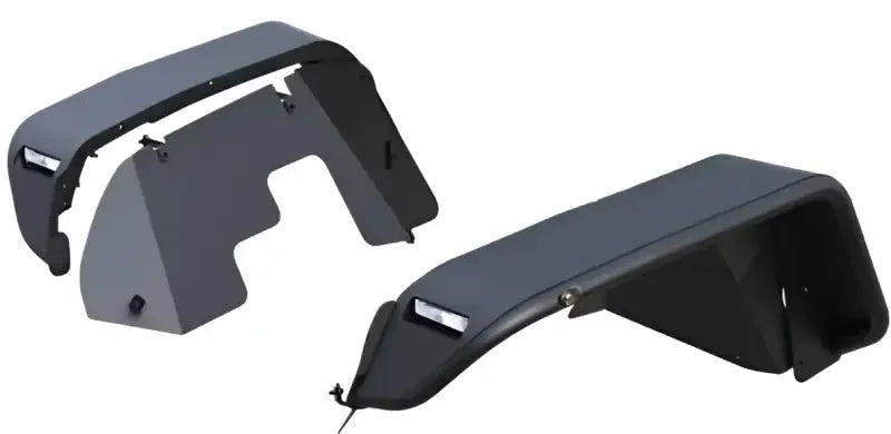 Black Horse TFFJL4F Tubular Rear Fndr Flares