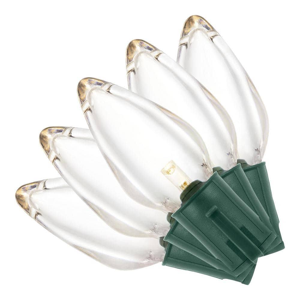 Home Accents Holiday 50 ft 50-Light LED C9 Warm White Super Bright String Light - Product image 1
