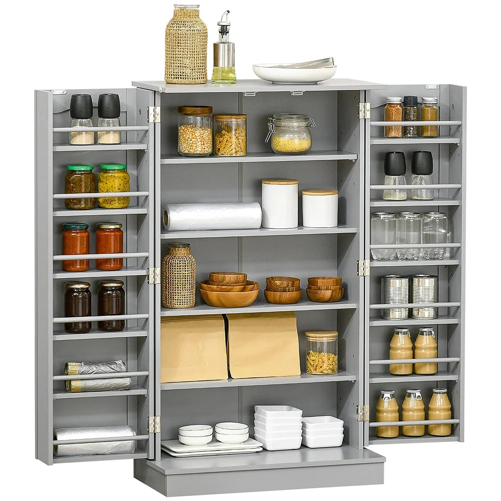 Spaco 17 - Tier Kitchen Small Pantry Cabinet with 2 Doors and 6 Adjustable Shelves, Cabinet Pantry - Product image 16