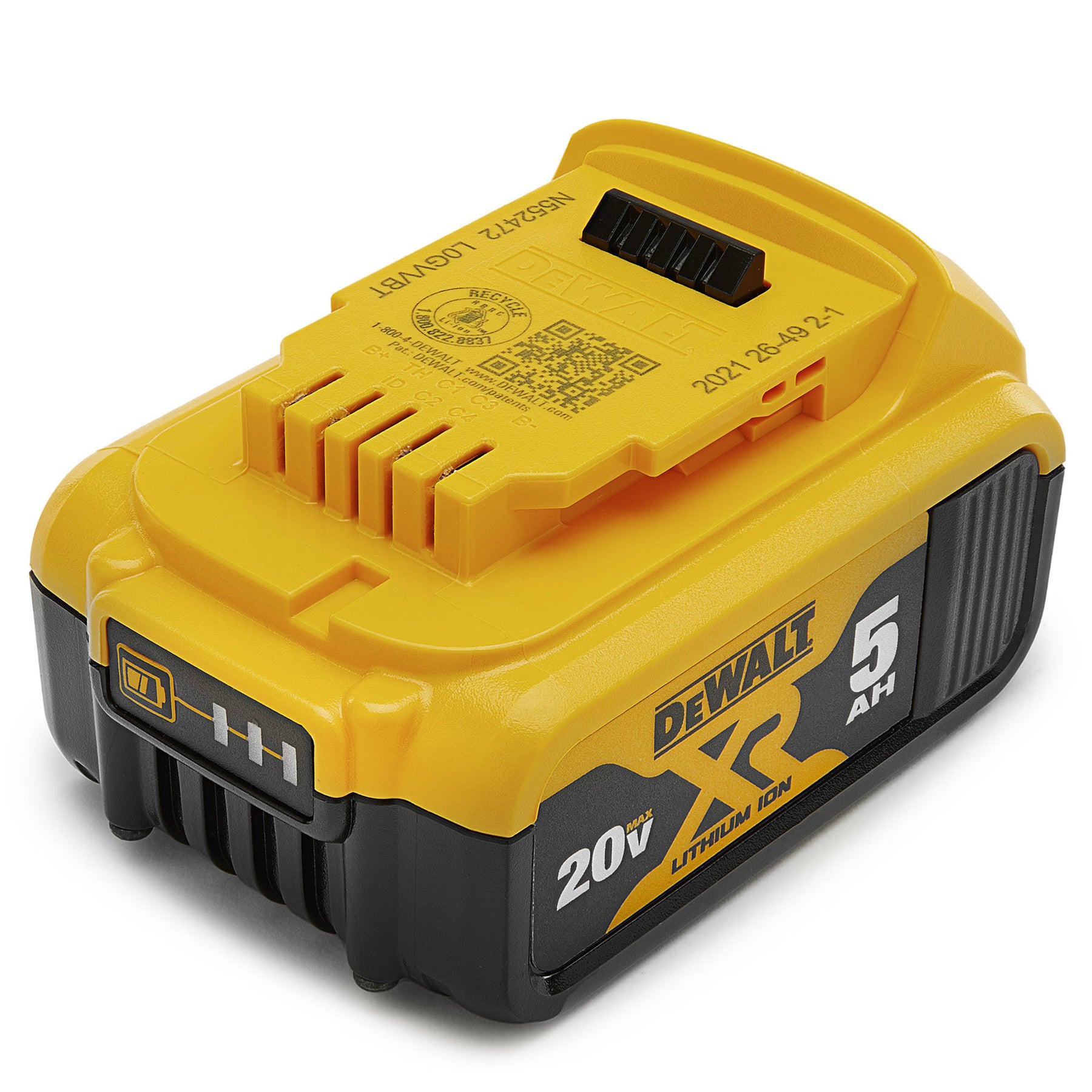 DeWalt 20V Max XR Battery Lithium Ion 5.0Ah (DCB205) - Product image 1