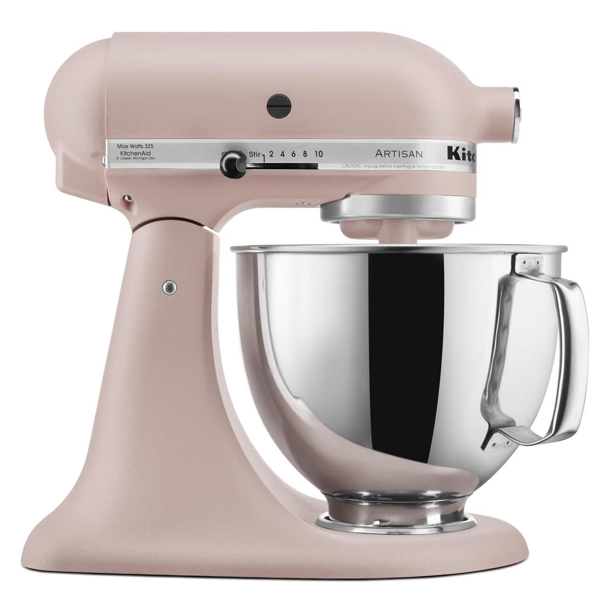 Kitchenaid Artisan Series 5 - Quart Tilt - Head Stand Mixer, Feather Pink, KSM150PS - Product image 1