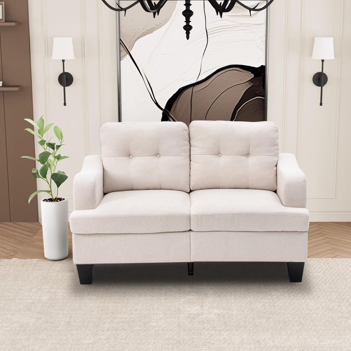 Royalcraft Swivel Nursery Glider Recliner, Comfy Upholstered Glider Chair with Lumbar Pillow and Footrest - Product image 13