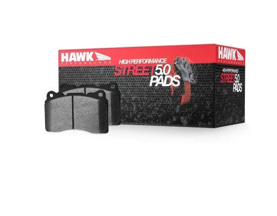 Jeep JK Front Brake Pads by Hawk 5.0 for Alcon BBK